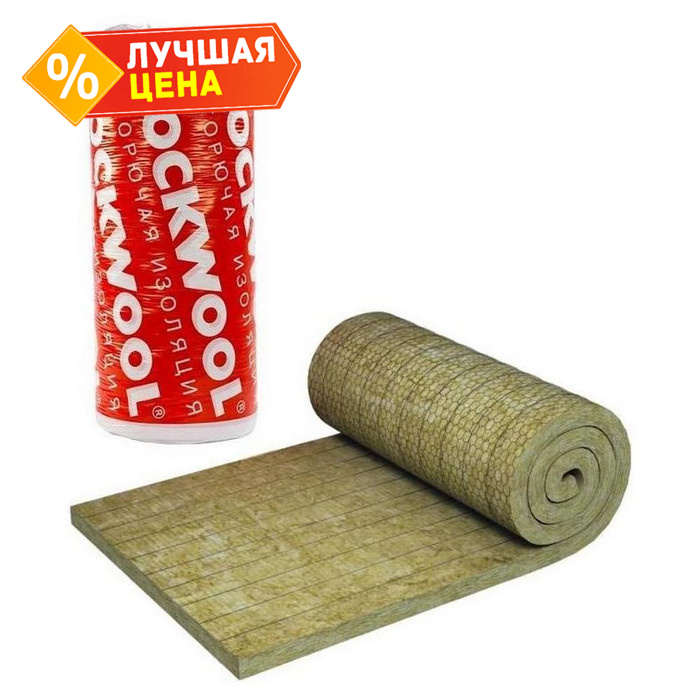 Утеплитель Роквул WIRED MAT 105 80х1000х2000