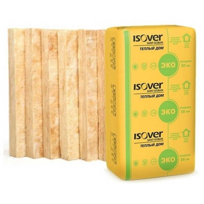 Утеплитель Isover Изовер Тёплый Дом Плита 50х610х1170 в СПб