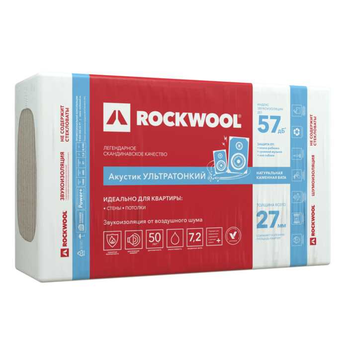 Роквул Акустик Баттс: купить в СПб у официального дилера Rockwool
