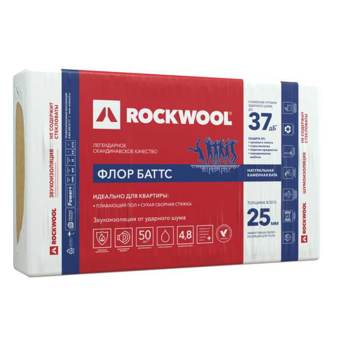 Утеплитель rockwool 130 мм плотность 90 кг м3