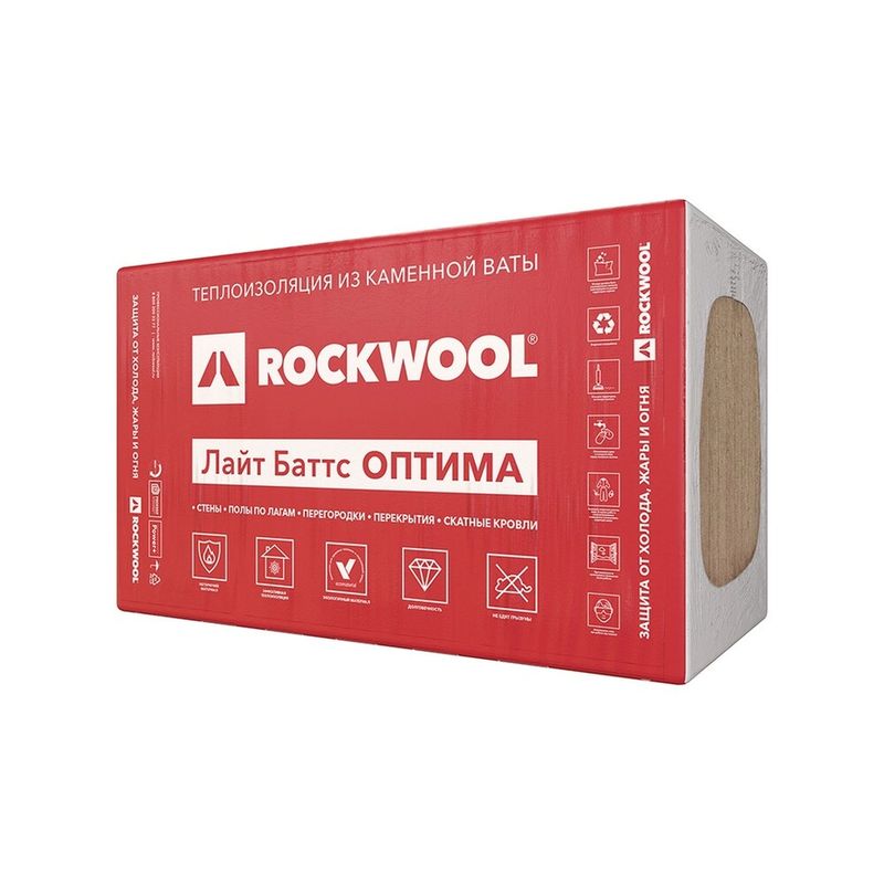 Роквул Лайт Баттс Оптима: купить в СПб у официального дилера Rockwool